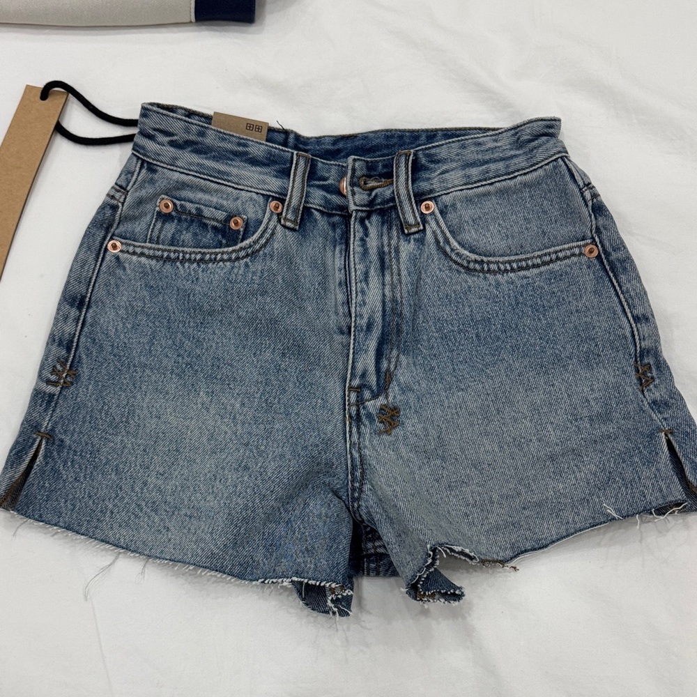 Ksubi Light Blue Jean Shorts